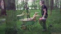 Hot bdsm and punishment sex for young slave