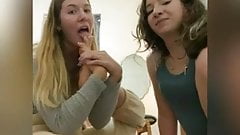 Mary grace and friend Lesbian foot fetish