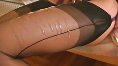 All he wants with the fully fasioned nylon-girl