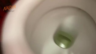 Naughty mistress in the toilet