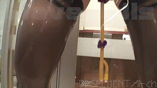 Urethral Training. Thick catheter insertion… Anal hook hanging… Juice leaking orgasm… Continue at the fan club …